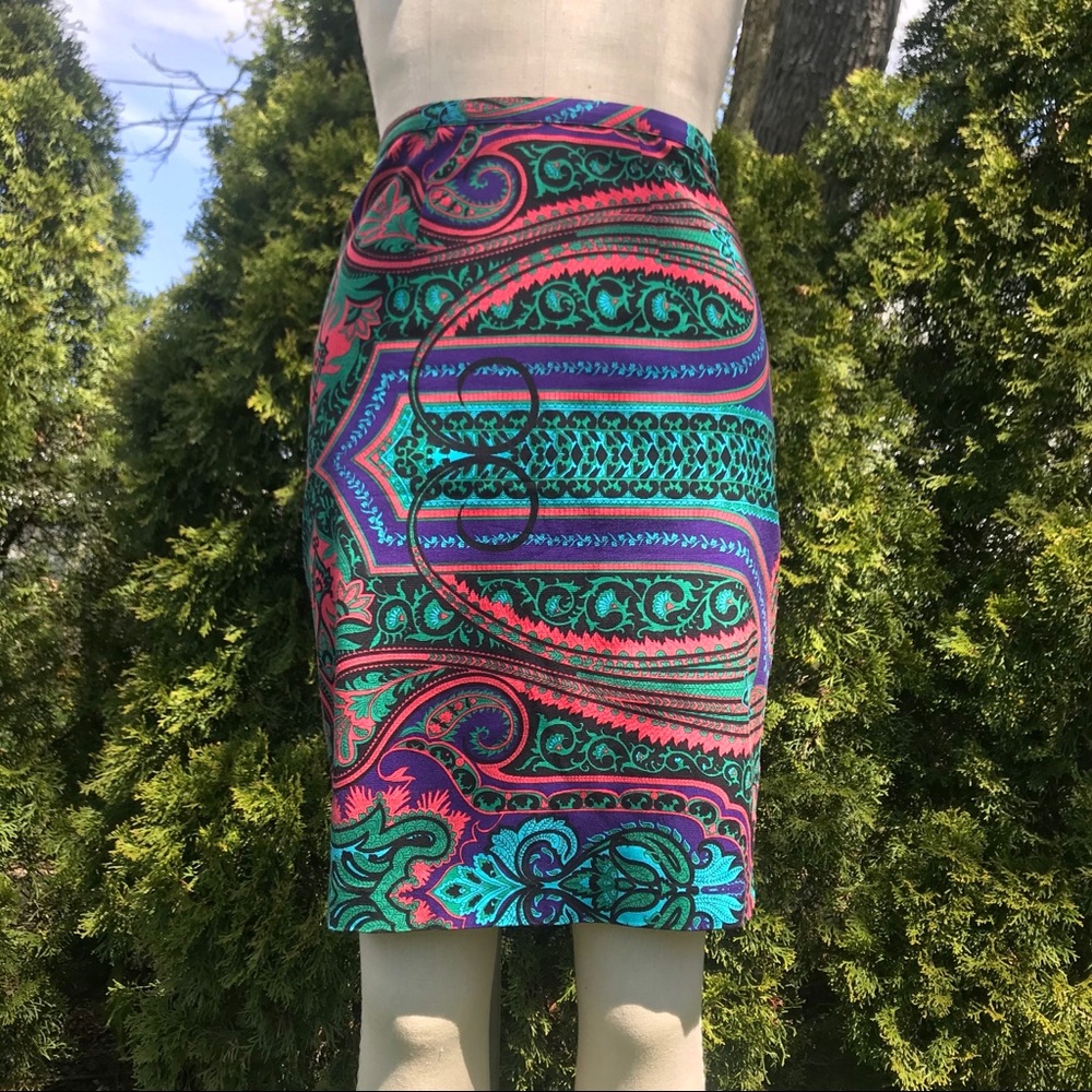 Anthropologie Tracy Reese Floral Pencil Skirt